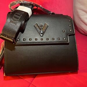 Black Studded Crossbody Bag
